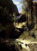 Karl Blechen Gorge at Amalfi china oil painting reproduction